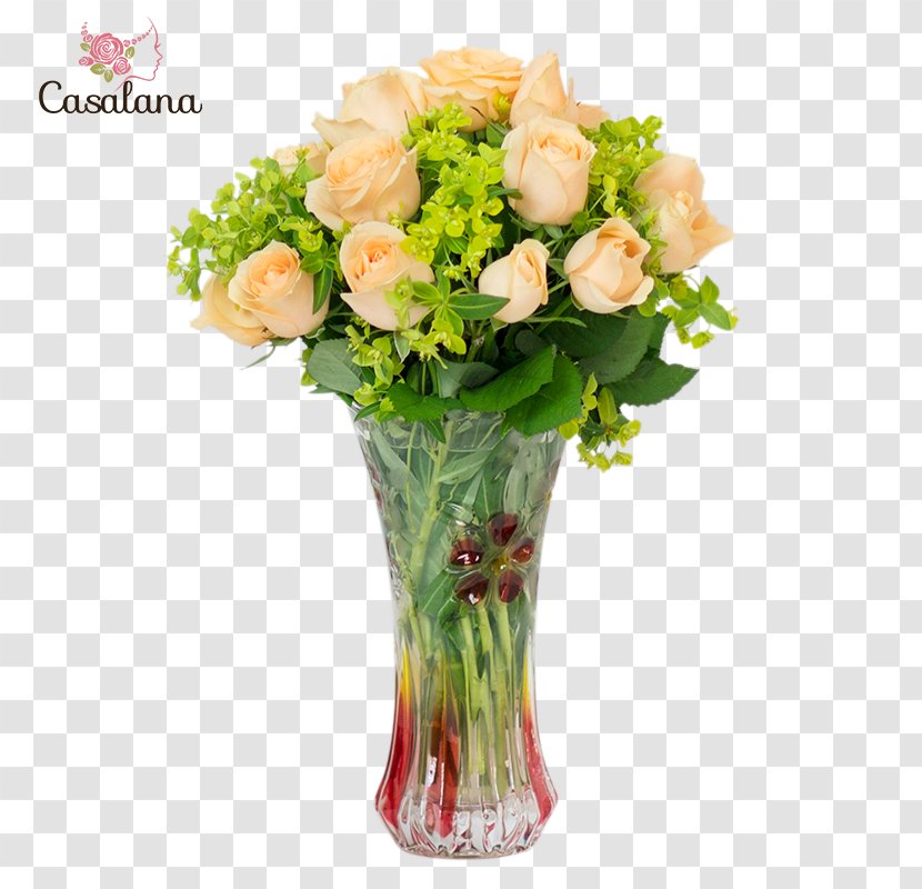 Garden Roses Cut Flowers Floral Design Flower Bouquet - Vase Transparent PNG