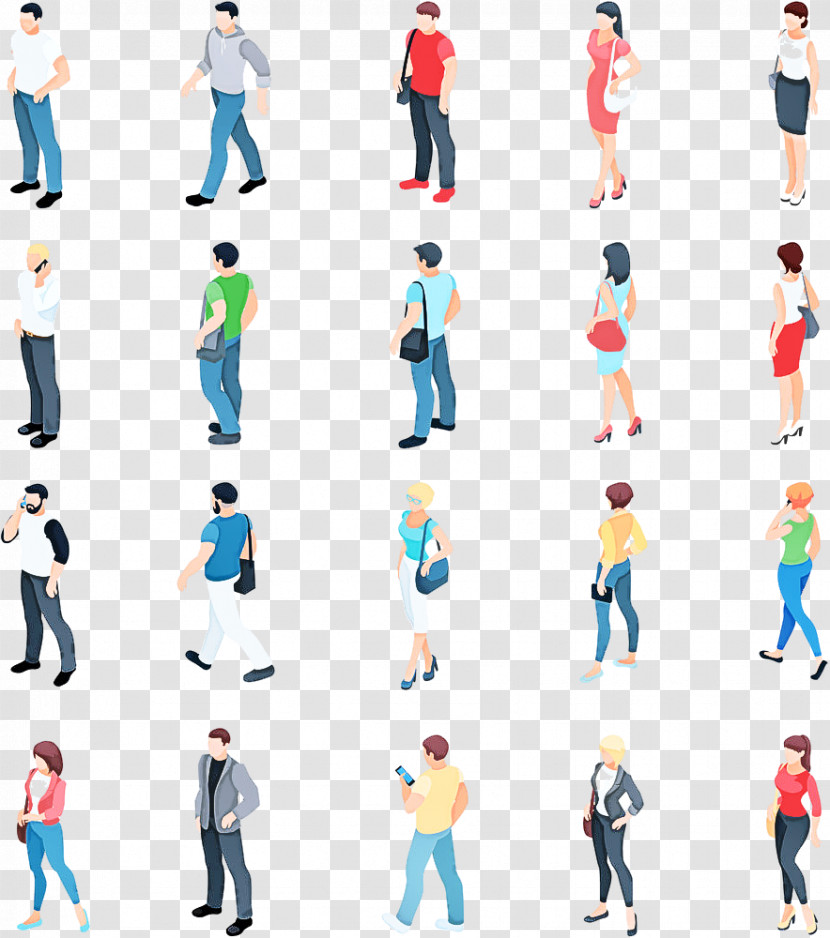 People Standing Human Icon Gesture Transparent PNG