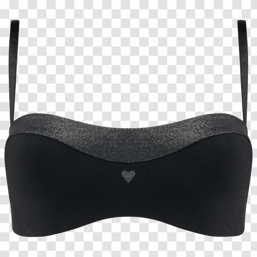 Bra Black M - Cartoon - Glossy Butterflys Transparent PNG