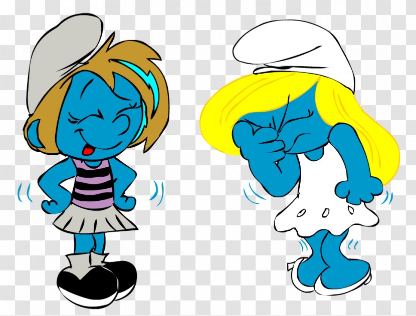 Smurfette Vexy Grouchy Smurf Papa SmurfBlossom - Art - Vertebrate Transparent PNG