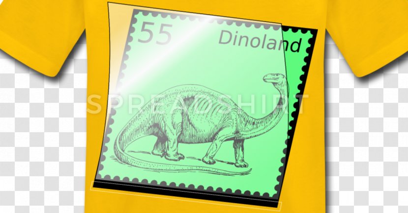Brontosaurus Dinosaur Apatosaurus Image Vector Graphics - Yellow Transparent PNG