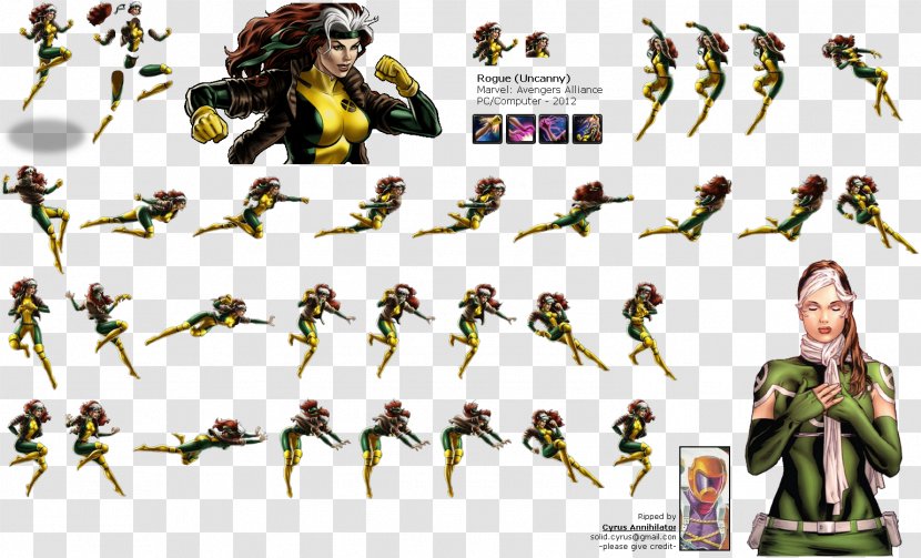 Rogue Marvel: Avengers Alliance Kitty Pryde X-23 PlayStation - Cartoon - Sprite Transparent PNG