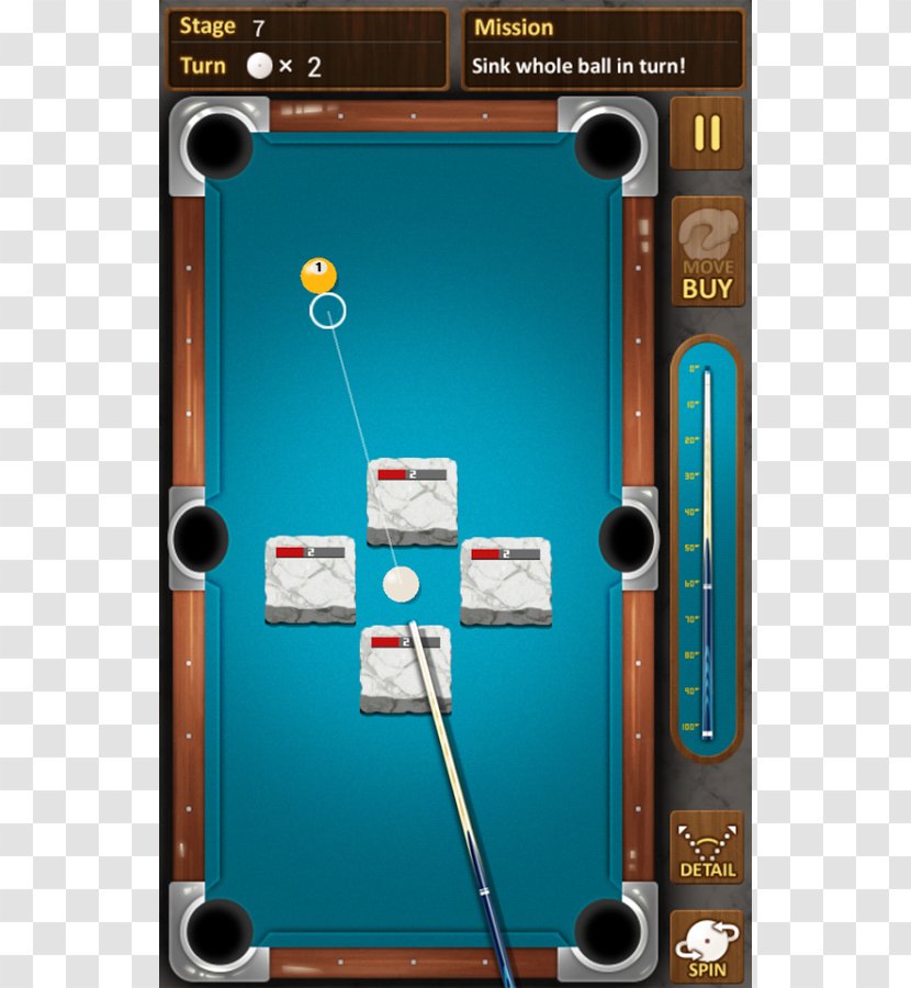 The King Of Pool Billiards Android Eight-ball - English Transparent PNG