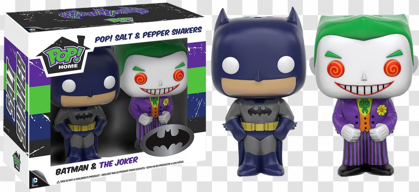 Batman Joker Robin Salt And Pepper Shakers Wonder Woman - Dc Comics Transparent PNG