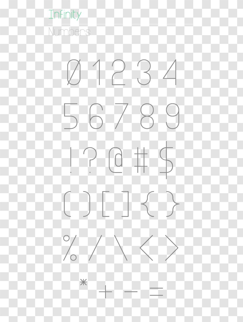 Open-source Unicode Typefaces Typography Infinity Symbol Type Design Font - Number - Countdown 5 Days Transparent PNG