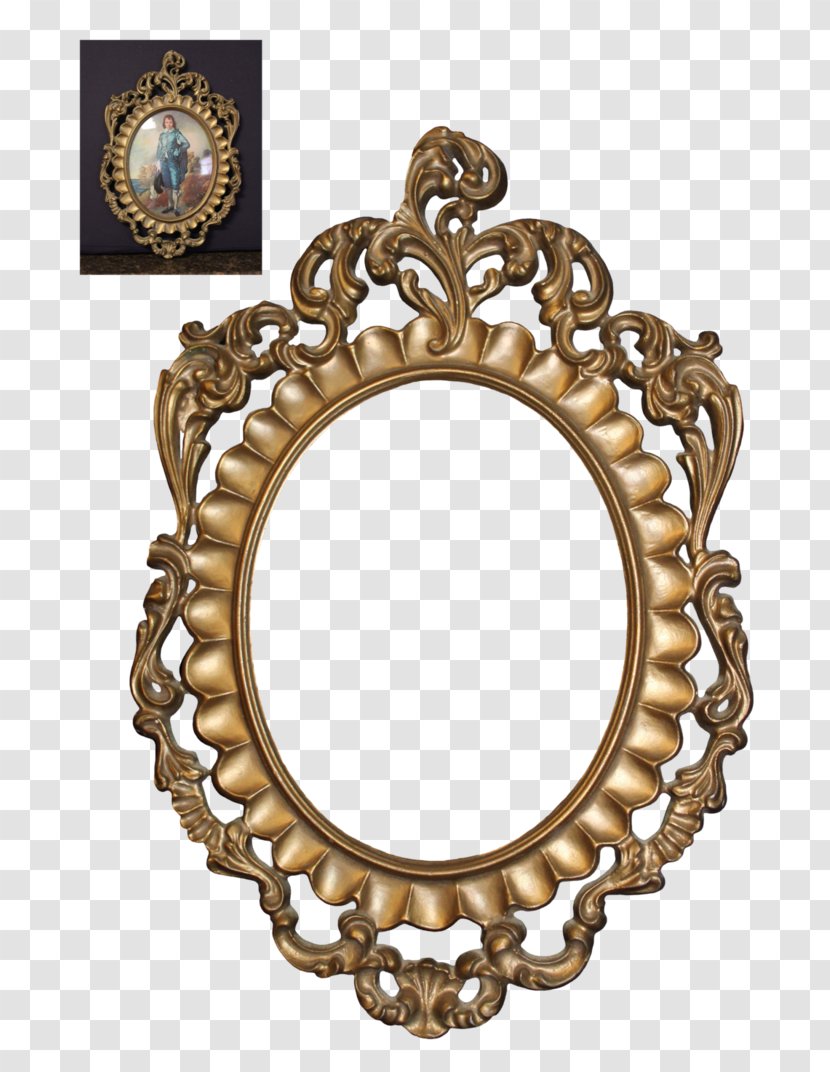 Picture Frames Stock Photography - Oval - Gold Transparent PNG