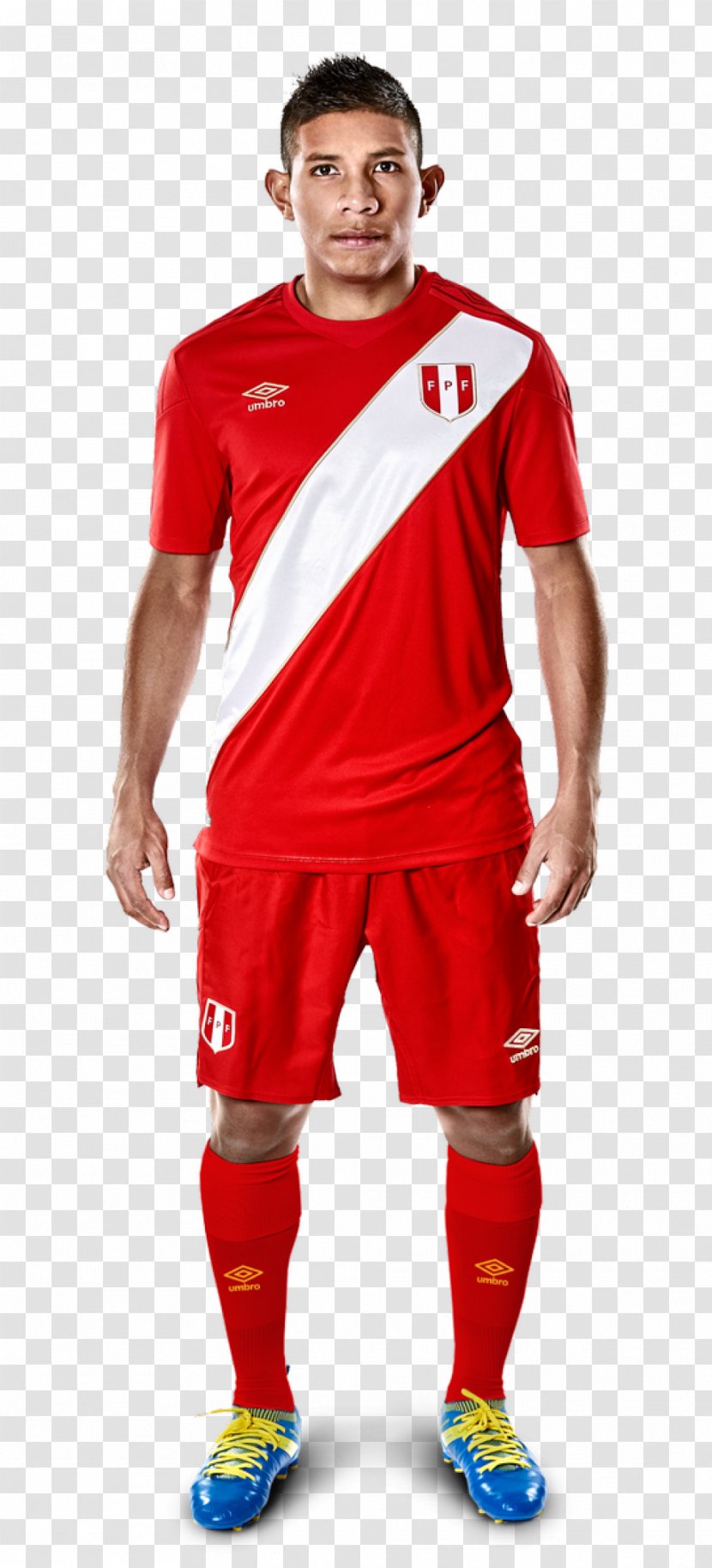 Peru National Football Team 2018 World Cup Iceland Umbro - Red - T-shirt Transparent PNG