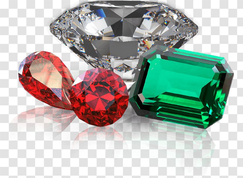 Emerald Ruby Body Jewellery - Crystal Transparent PNG