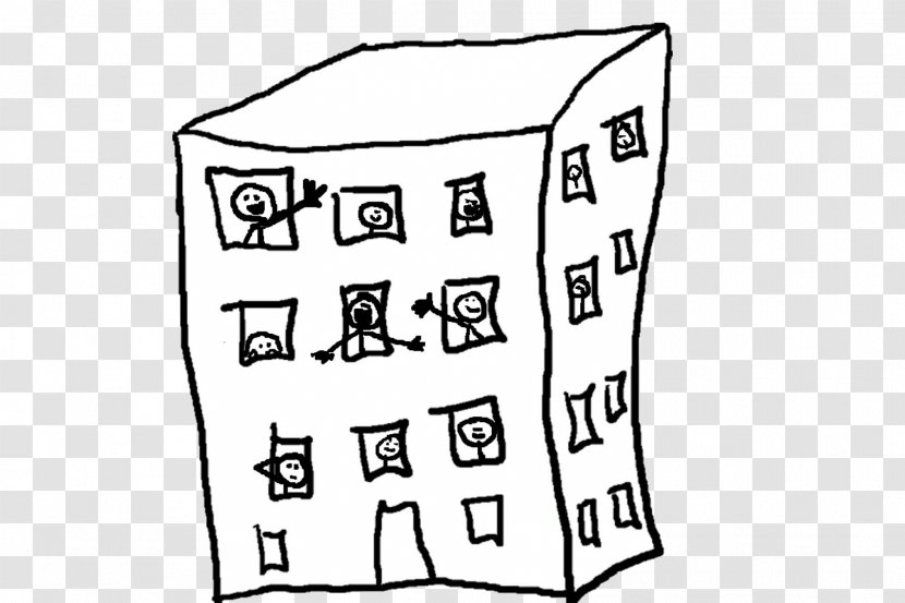 Housing Cooperative House Apartment - White - Signing Transparent PNG