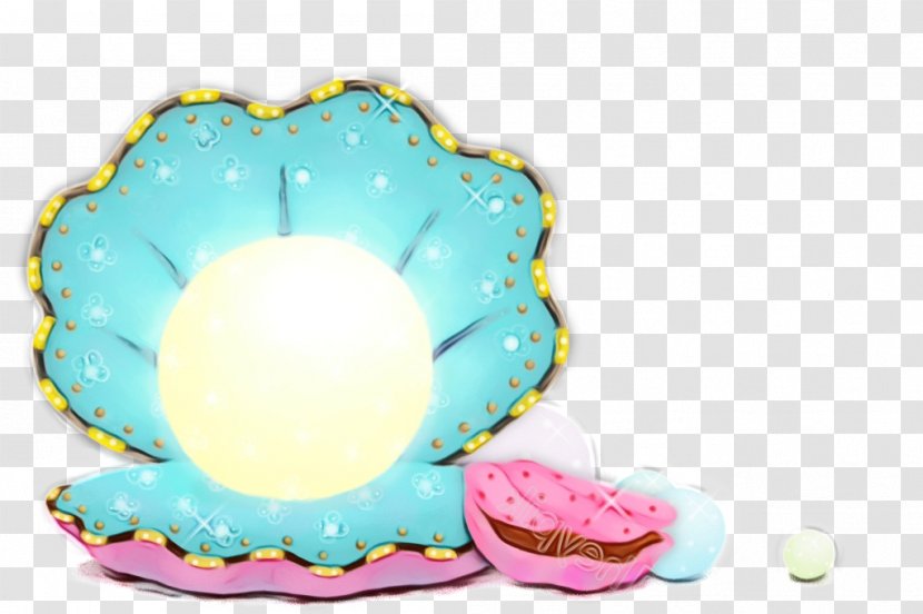Baking Cup Clip Art Turquoise Serveware - Watercolor Transparent PNG