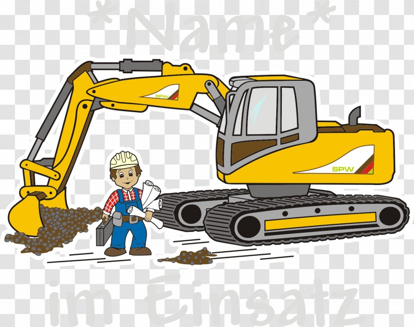 Excavator JCB Heavy Machinery Architectural Engineering Baustelle - Yellow Transparent PNG