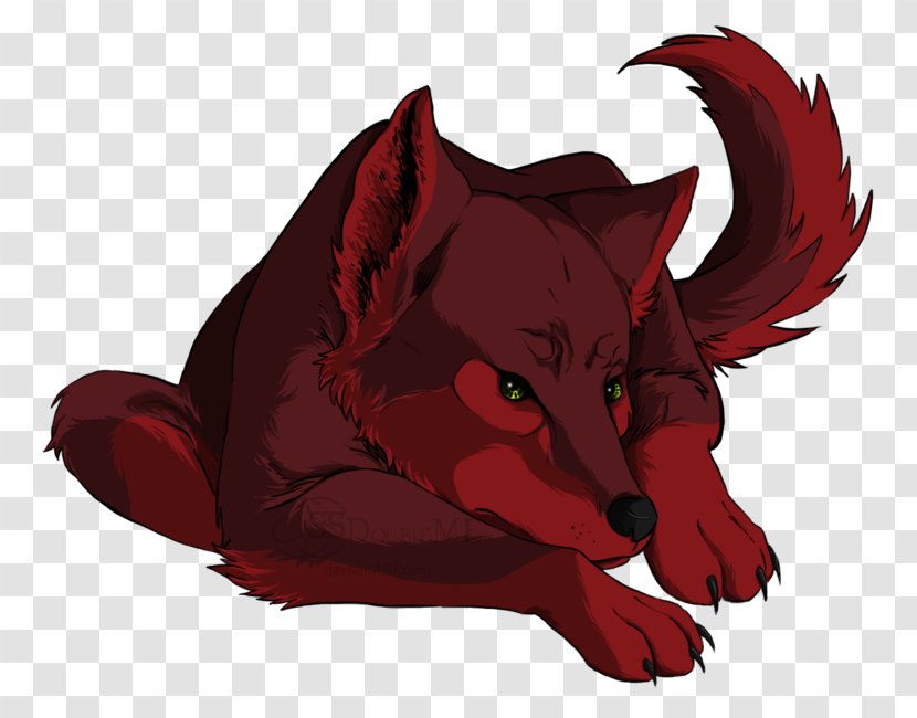 Canidae Red Wolf Drawing Dog Reindeer - Vertebrate - Not Scribbling Transparent PNG