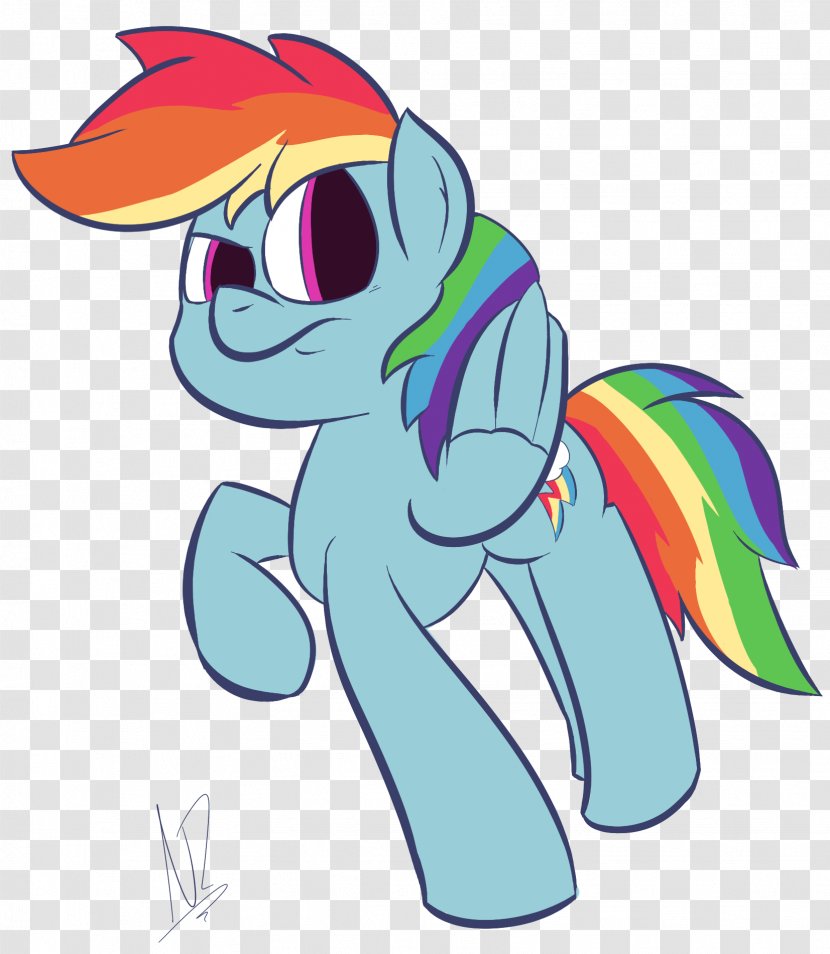 Rainbow Dash Pony Horse - Artwork - Pegasus Transparent PNG