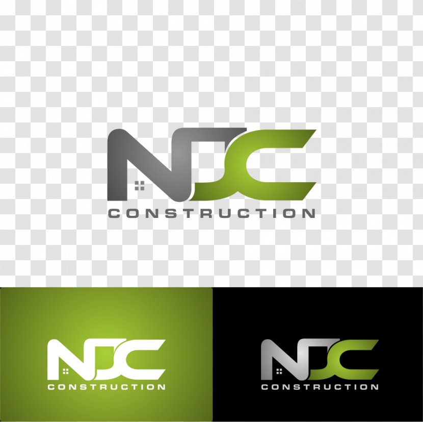 Logo Brand Font - Green - Construction Company Design Transparent PNG