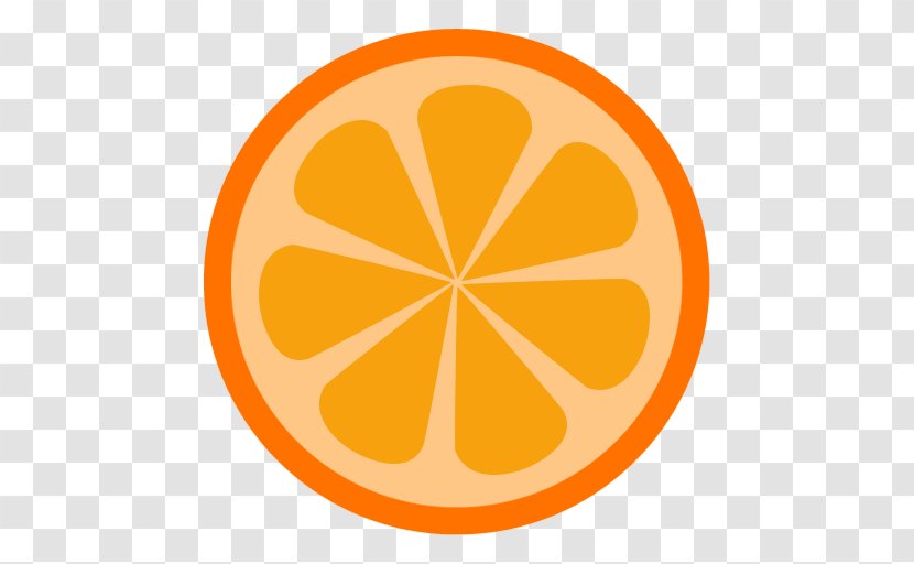 Symmetry Area Food Symbol - App Orange Player Transparent PNG