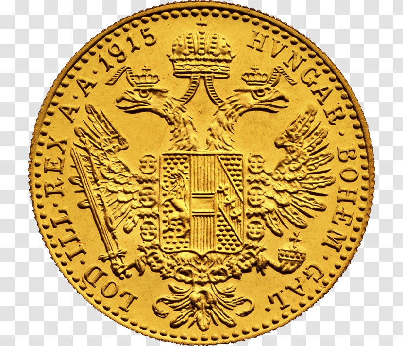 Austria Ducat Gold Coin Transparent PNG