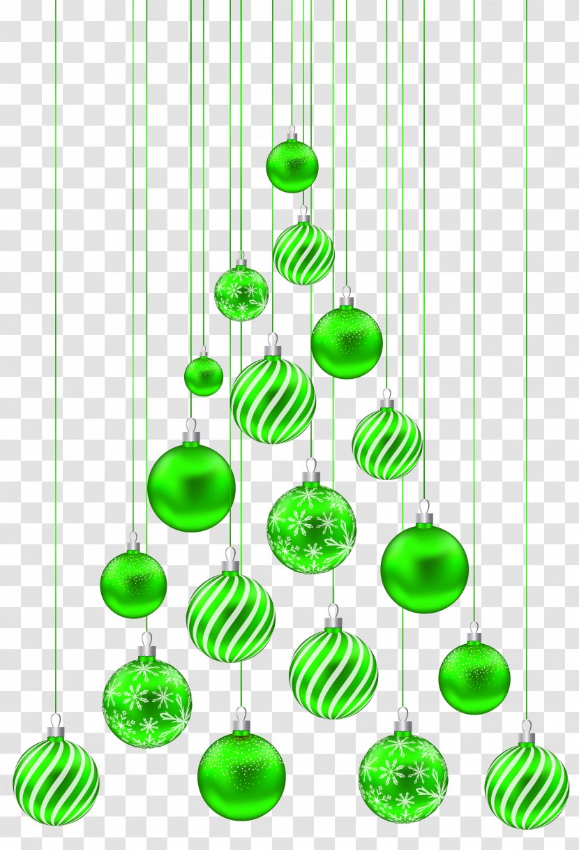 Christmas Day Clip Art - Card - Balls Tree Transparent Image Transparent PNG