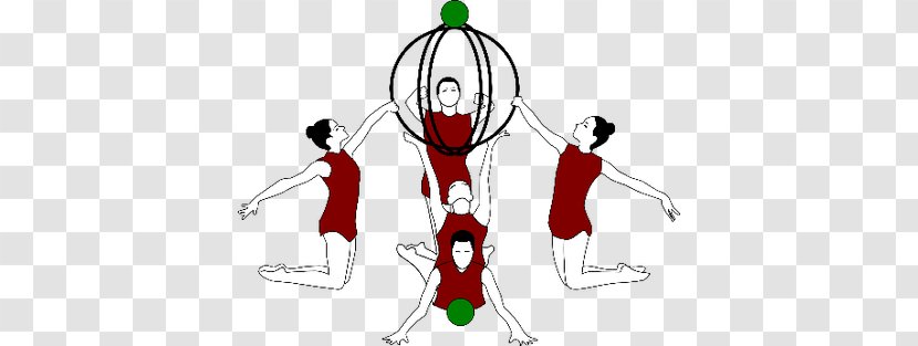 Ball Rhythmic Gymnastics Ribbon Clip Art - Cartoon Transparent PNG