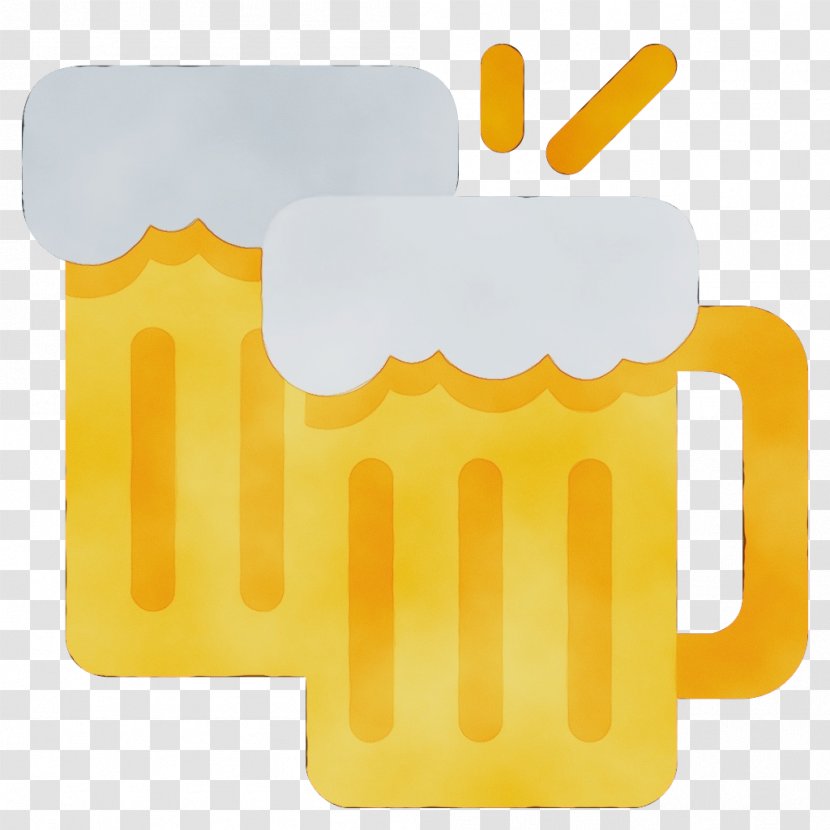 Beer Emoji - Orange - Tableware French Fries Transparent PNG