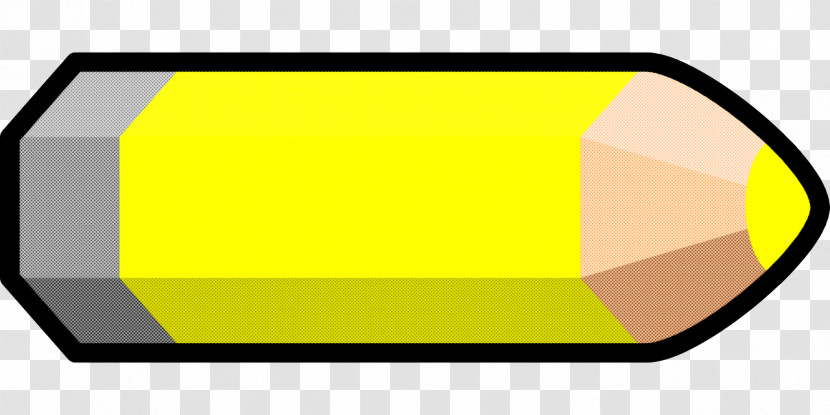 Yellow Rectangle Line Table Transparent PNG