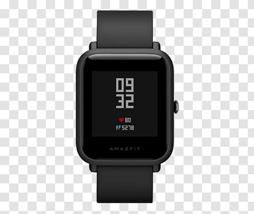 GPS Navigation Systems Amazfit Bip Smartwatch Xiaomi - Brand - Black Watch Regiment Transparent PNG