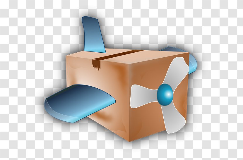 Airplane Fixed-wing Aircraft Box Clip Art - Cardboard - Plane Engine Transparent PNG