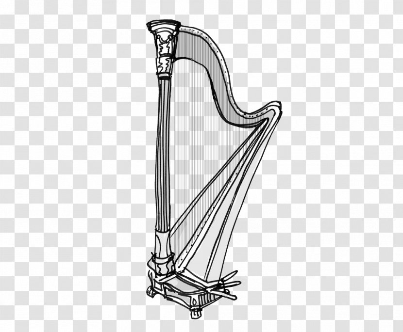 Pedal Harp Concerto For Flute, Harp, And Orchestra Musical Instruments - Pitch Transparent PNG