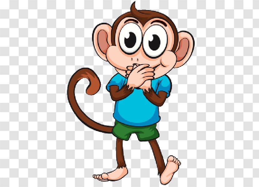 Ape Monkey Clip Art - Laughter - Cartoon Transparent PNG