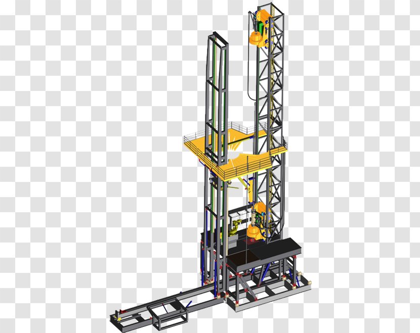 Drilling Rig Oil Platform Clip Art Well - Machine - Water Transparent PNG