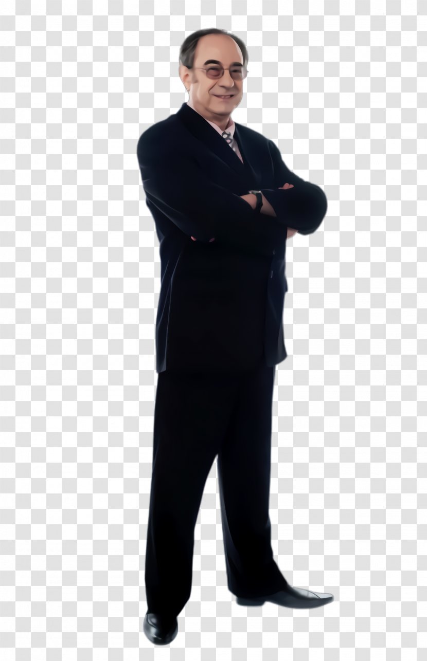 Standing Suit Male Formal Wear Gentleman - Tuxedo - Gesture Whitecollar Worker Transparent PNG