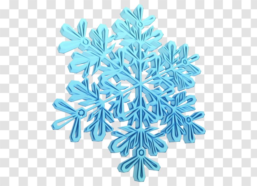Watercolor Flower Background - Snowflake - Plant Leaf Transparent PNG