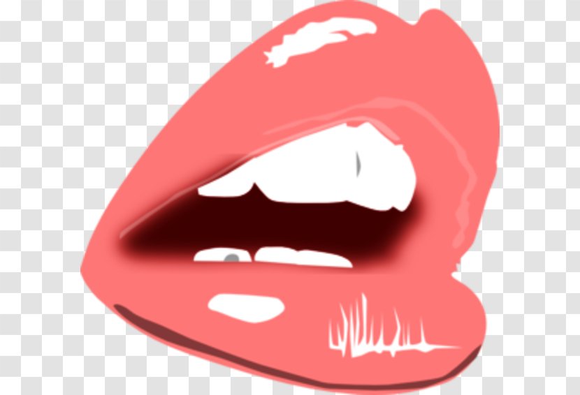 Lip Mouth Clip Art - Flower - Red Lips Transparent PNG