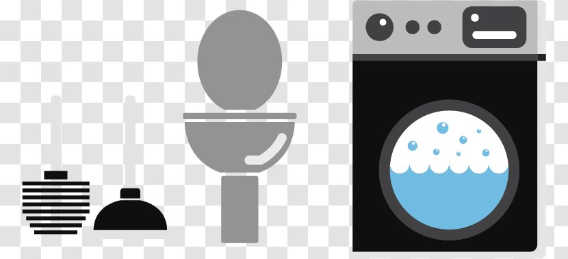 Vecteur Toilet Icon - Electronics - Vector Washing Machine Transparent PNG