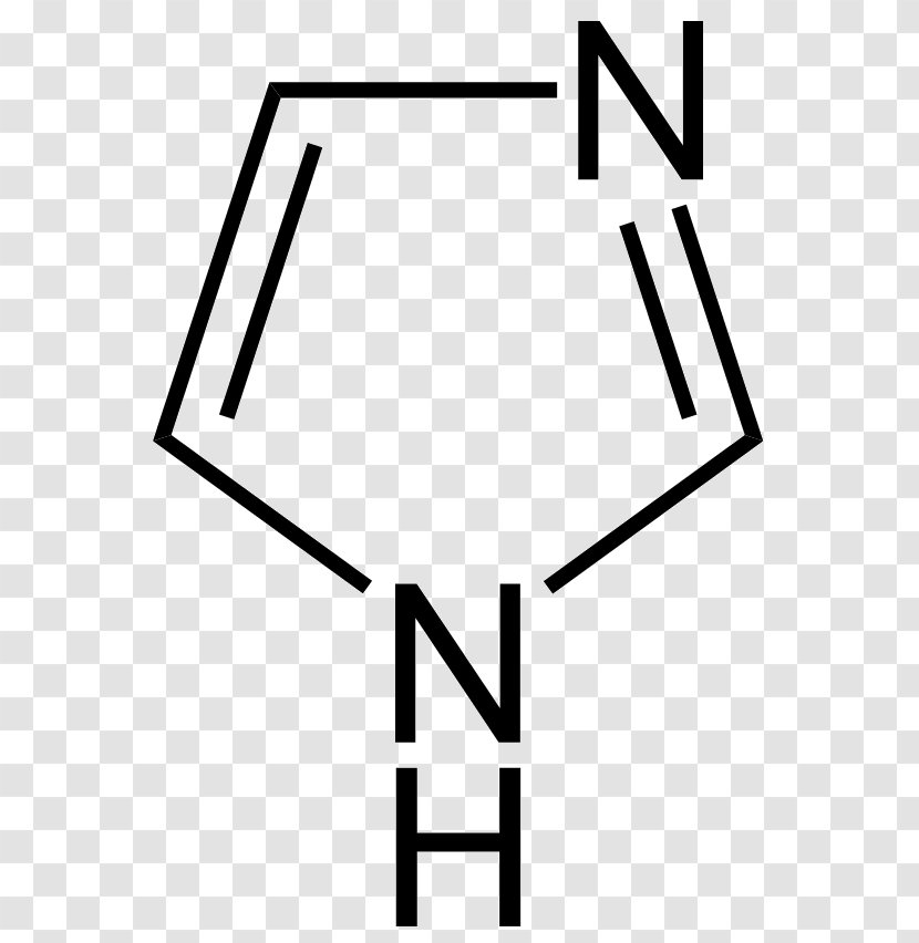 Imidazole Pyrazole Heterocyclic Compound Chemical Simple Aromatic Ring - Double Bond - Heteroatom Transparent PNG