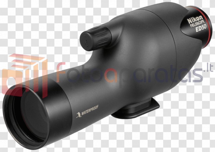 Spotting Scopes Binoculars Nikon ED50 Angled Fieldscope ED50-A Green - Ed50 Transparent PNG