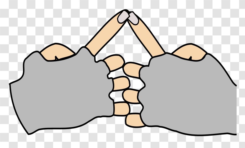 Thumb Human Behavior Line Cartoon Clip Art Transparent PNG