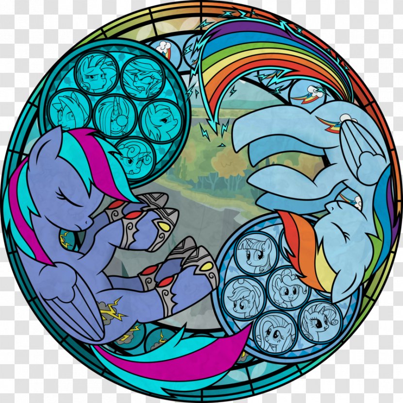 Window Stained Glass Twilight Sparkle - Organism Transparent PNG