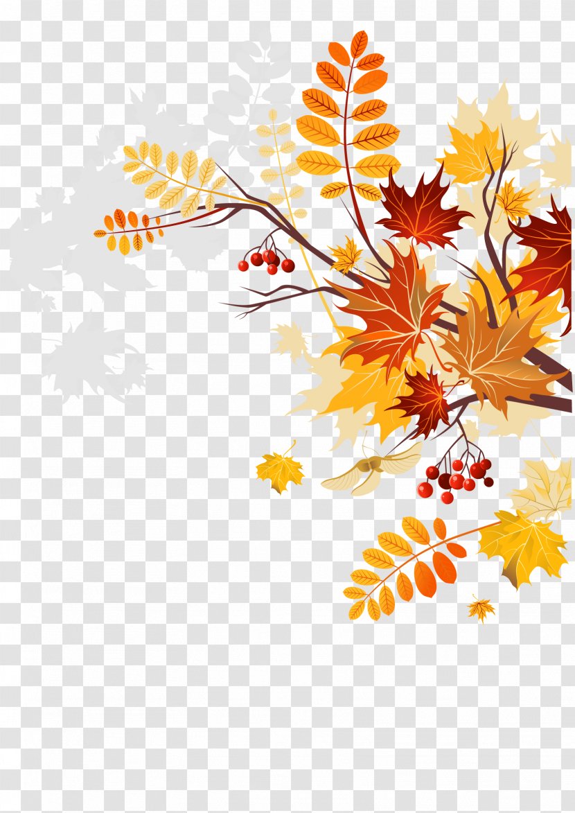 Autumn Royalty-free Clip Art - Flowering Plant - The Leaves Are Easy To Download Transparent PNG