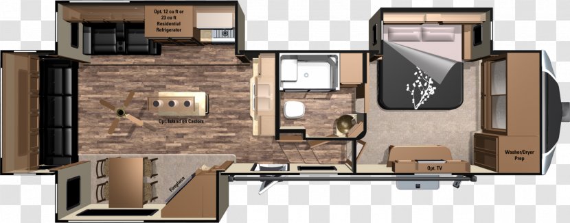 Campervans Floor Plan Caravan Fifth Wheel Coupling Living Room - U-shaped Transparent PNG