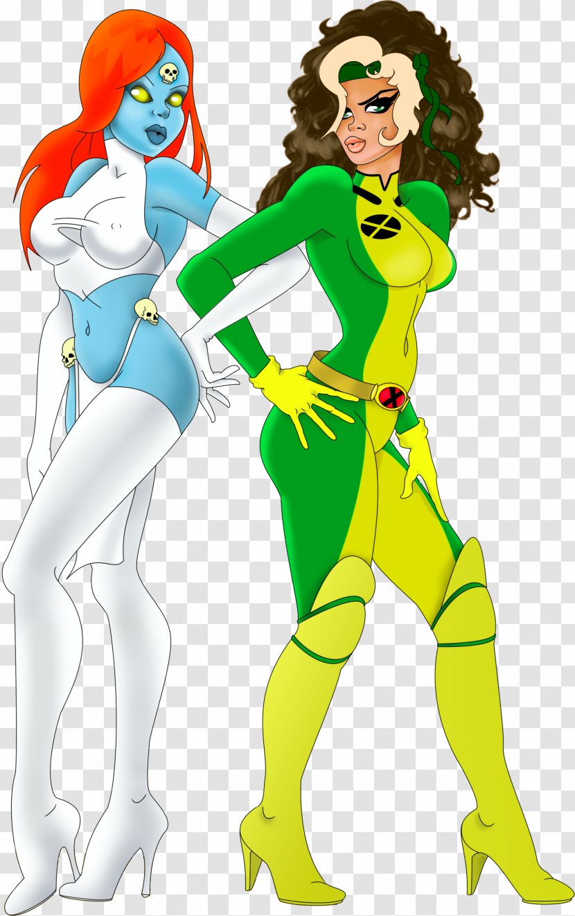 Mystique Rogue Female X-Men Art - Drawing Transparent PNG