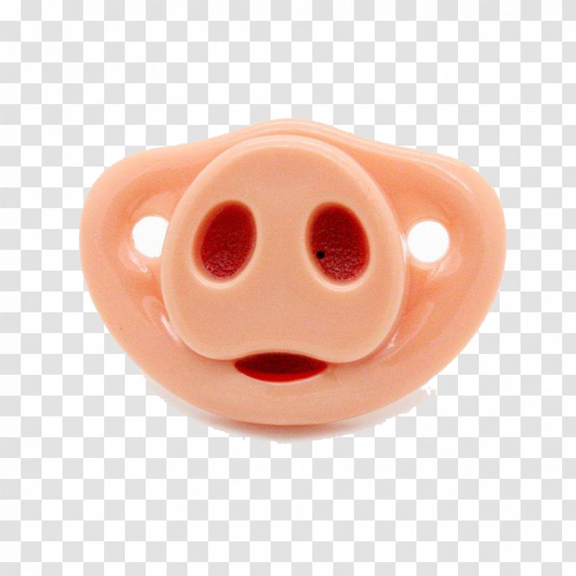 Domestic Pig Nose Pacifier Infant - Tree - Toy Transparent PNG