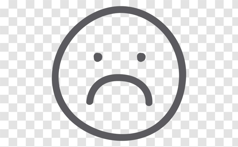 Emoticon Smiley Sadness - Nose - Sad Transparent PNG