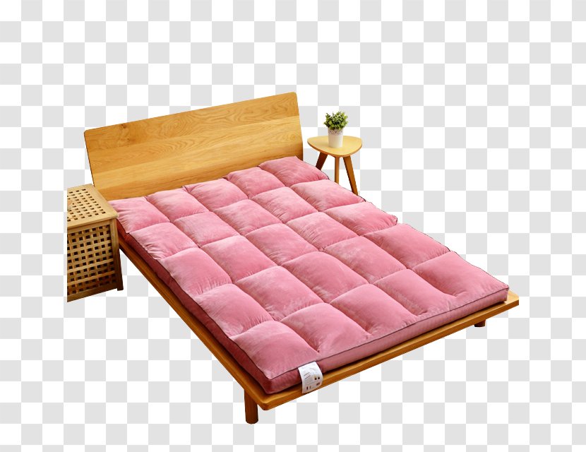 Mattress Bed Sheet Frame - Furniture - Big Pink Transparent PNG