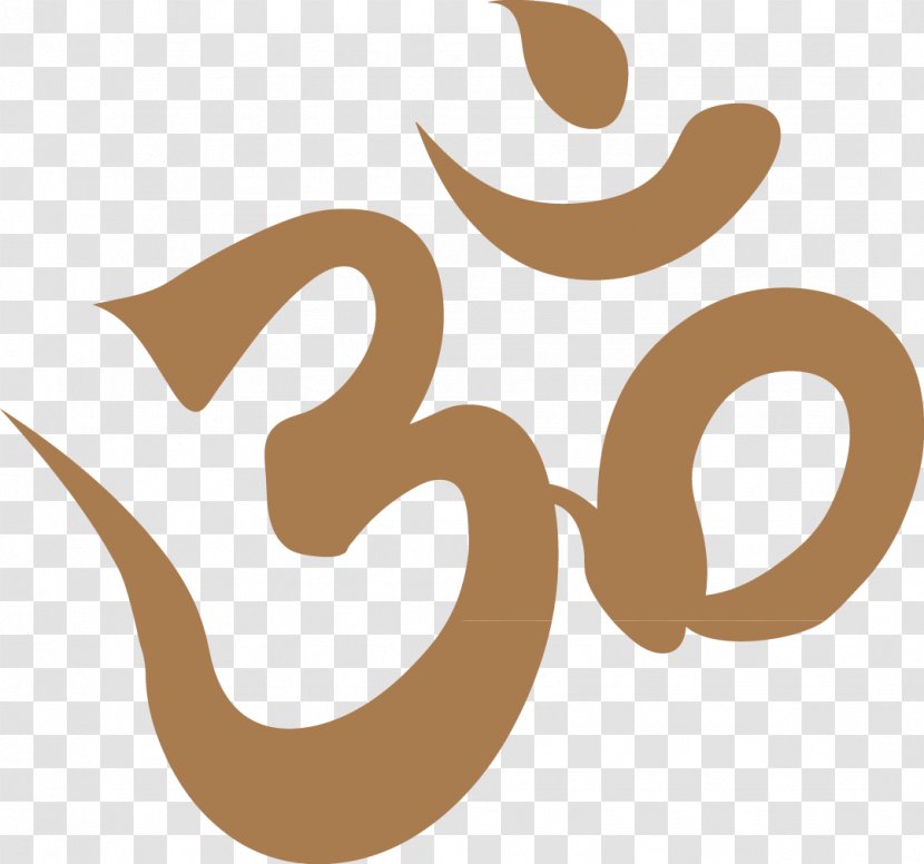 Om Symbol Ganesha Clip Art - Logo - Brown Transparent PNG