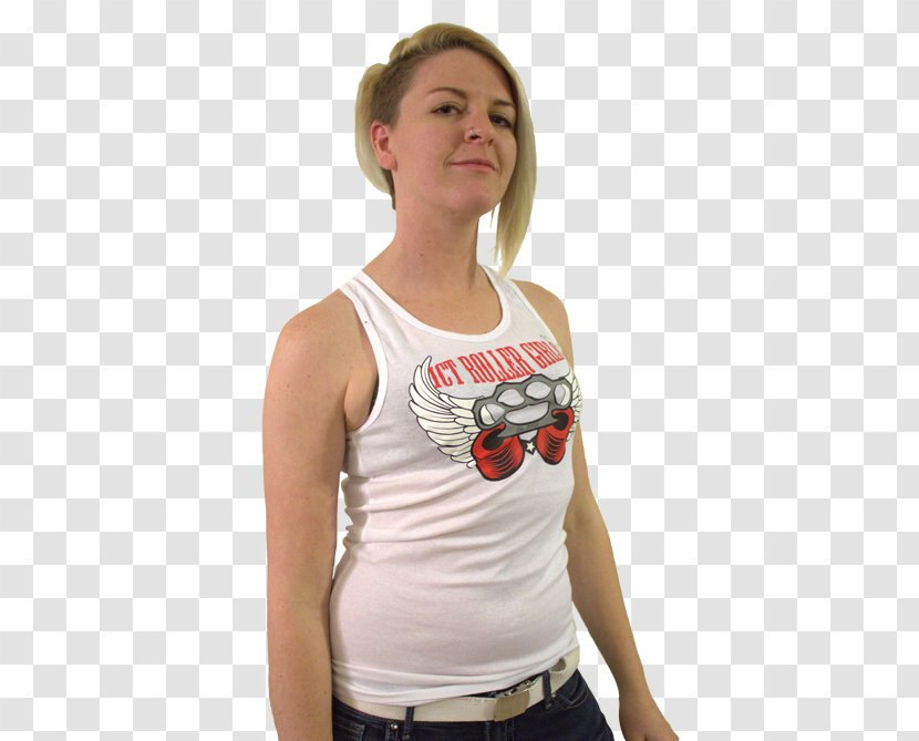 T-shirt Sleeveless Shirt Undershirt Shoulder - Frame - Roller Derby Transparent PNG