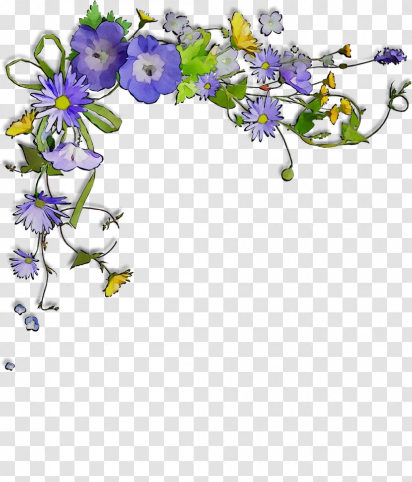 Flower Bouquet Floral Design Clip Art - Branch - Delphinium Transparent PNG