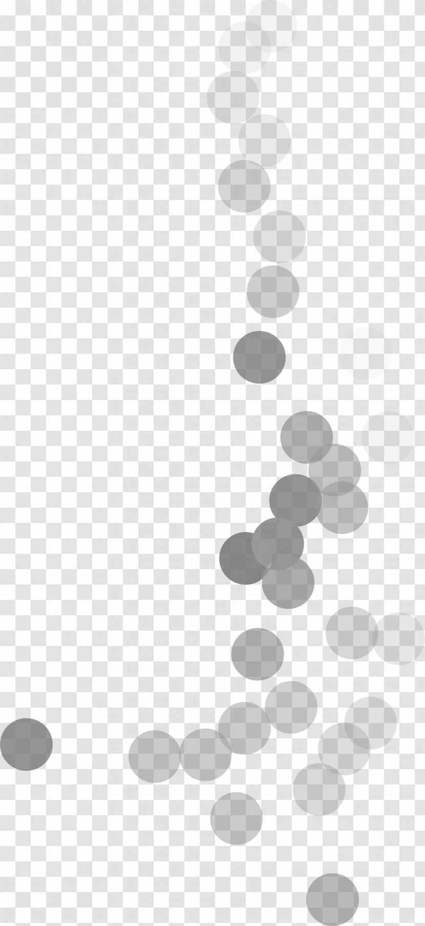 Grey Black And White - Gray Floating Circle Transparent PNG