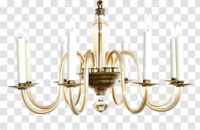 Chandelier Candlestick Light Fixture Lamp Murano - Glass - Baluster Transparent PNG