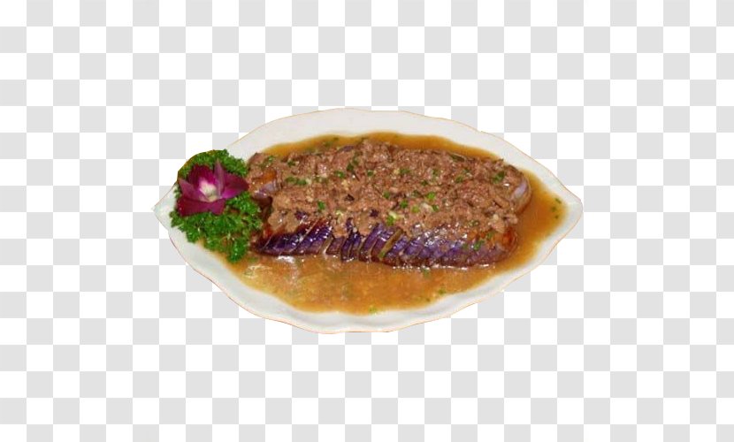 Mole Sauce Minced Pork Rice Gravy Eggplant - Delicious Transparent PNG