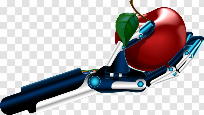 Robotic Arm Prosthesis - Heart - Mechanical Red Apple Transparent PNG
